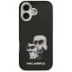 Чехол Karl Lagerfeld IML Aquarelle Karl & Choupette & Logo MagSafe для iPhone 17 — черный