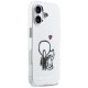 Karl Lagerfeld Karl & Choupette прозрачный MagSafe чехол для iPhone 17