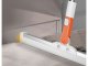 Grīdas un stikla slaucītājs ar skrāpi, 64–120 cm, plastmasa