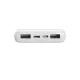 Puro Elektrik White 10000mAh Ārējais Akumulators 12W 2xUSB-A + USB-C, Balts