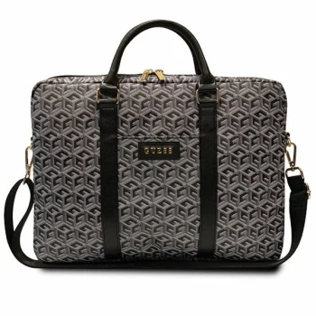 Сумка Guess для ноутбука 16" GCube Stripes, черная