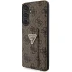 Guess Samsung Galaxy S24 Case Grip Stand 4G Triangle Strass, Brown