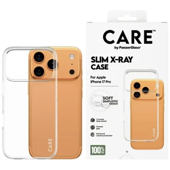 PanzerGlass iPhone 17 Pro vāciņš CARE Fashionable X-Ray, caurspīdīgs
