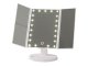 Superstar Magnifying Makeup Mirror with LED Light and 2x 3x Magnification, White