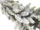 Small Artificial Christmas Tree with Snow on Wooden Base, 26 cm, Green