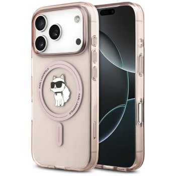 Karl Lagerfeld IML Choupette MagSafe Phone Case Cover iPhone 17 Pro - Pink