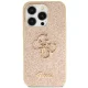 Guess iPhone 14 Pro vāciņš Glitter Script Big 4G, zelta