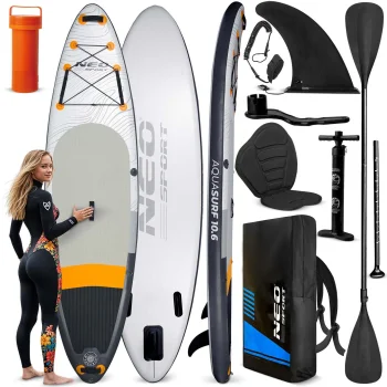 Piepūšamais SUP Dēlis, Neo-Sport Aquasurf 170201, 320x84x15 cm