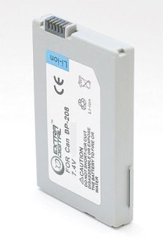 Аккумулятор для видеокамеры Canon BP-208, 850mAh, 7.4V