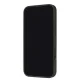Audi Synthetic Leather vāciņš iPhone 16 Plus 6.7\", melns