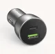 Ugreen CD213 auto lādētājs USB / USB-C PD QC 3.0 36W 3A pelēks