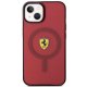 Чехол Ferrari для iPhone 14 Translucent MagSafe, красный