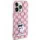 Karl Lagerfeld iPhone 15 Pro Max Case Monogram Choupette, Pink