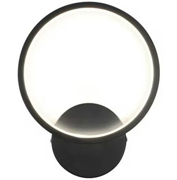 Sienas LED lampa 12W ZD132, melna matēta