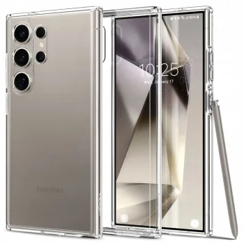 Spigen Ultra Hybrid Case for Samsung Galaxy S24 Ultra, Crystal Clear
