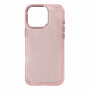 Glitter Case iPhone 16 Pro Max vāciņš, rozā