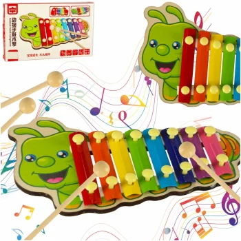 Xylophone Educational Wooden Cymbals For Kids "Caterpillar"