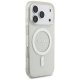 Guess IML Glitter Pearl Strap MagSafe maciņš iPhone 17 Pro — caurspīdīgs | Phone Case Cover