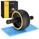 4Fizjo AB Wheel XL ролик для пресса, черно-желтый