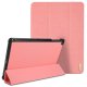 Vāks apvalks pārvalks priekš Samsung Galaxy Tab S5e SM-T720 | DUX DUCIS Tri-fold Cloth Texture Tablet Case - Pink