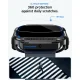 Чехол Spigen Rugged Armor и защитное стекло 9H для Apple Watch Ultra 49 мм, Matte Black