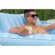 Bestway Sun-Kissed Inflatable Lounge Float with Backrest, 214 x 155 cm