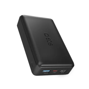 Puro Fast ārējais akumulators 20000 mAh, melns