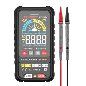 Habotest HT124B+ digitālais multimetrs ar NCV un lukturi