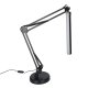 Adjustable LED Desk Lamp with Swing Arm and USB, 2 Mounting Options, Black