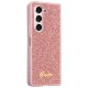 Guess Samsung Galaxy Z Fold 5 vāciņš Glitter Script, rozā