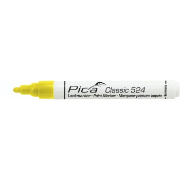 Промышленный лаковый маркер Pica Classic 524/44, 2–4 мм, желтый