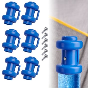 Tramplīna pole sēņu vāciņš 6gab zils