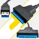 Izoxis USB uz SATA 3.0 adapteris 2,5\" HDD/SSD diskiem, melns