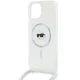 Karl Lagerfeld iPhone 15 / 14 / 13 Case Crossbody IML Karl Head MagSafe, Transparent