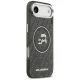 Karl Lagerfeld IML Glitter Karl & Choupette Heads Logo MagSafe iPhone Air vāciņš, melns