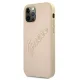 Чехол Guess для iPhone 12 / 12 Pro Saffiano Vintage Script, золотой