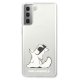 Karl Lagerfeld Samsung Galaxy S21+ Case Choupette Fun, Transparent