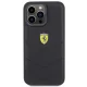 Чехол Ferrari Quilted Metal Logo для iPhone 15 Pro Max, черный