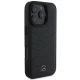 Mercedes MB Waves Leather iPhone 16 Pro Case - черный