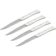 Galda nažu komplekts Opinel Facette 4 gab., 11 cm, balts
