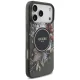 Guess IML Flowers Pearl Strap MagSafe vāciņš iPhone 18 Pro Max / 17 Pro Max, melns
