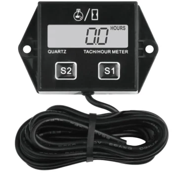 Universālais elektroniskais tahometrs, motora stundu skaitītājs (mērītājs) 2T/4T | Tach Hour Meter