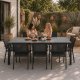 MultiGarden Garden Table 180x90 cm for 8 Persons, Grey