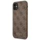 Чехол Guess 4G Metal Gold Logo для iPhone 11 / XR, коричневый