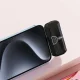 Dudao K20SL 5000mAh mini ārējā baterija ar Lightning / USB-C savienotājiem - melna | Power Bank With Connectors...