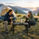 Multigarden Folding Camping Table 60x40 cm, Black