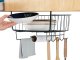 Plaukts Organizators Virtuvei un Vannas Istabai Zem Plaukta + 6 Āķi, Dažādas krāsas | Self-adhesive Kitchen and...