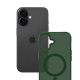 3mk Smoke MagPhone Case Cover iPhone 17 - Green-Translucent