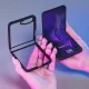 Чехол 3mk Satin Armor Case+ для Samsung Galaxy Z Flip 7, Прозрачный черный