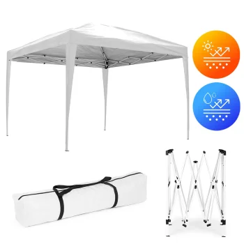 Multigarden PAW-3X3-A-W Automatic Pop-up Garden Pavilion 3x3m, White